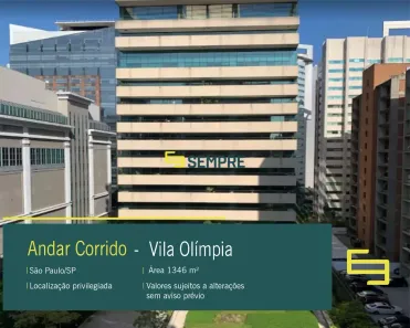 Imóvel Comercial para alugar, 1507m² no Vila Olímpia, São Paulo