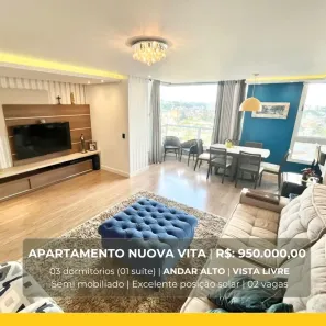 Apartamento com 3 Quartos à venda, 110m² no Cristo Redentor, Caxias do Sul