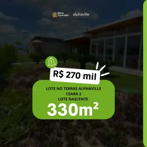 Lote/Terreno à venda, 330m² no Cidade Alpha, Eusébio