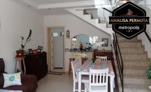 Sobrado com 2 Quartos à venda, 82m² no Jardim, Santo André