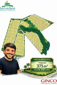 Lote/Terreno à venda, 375m² no Condomínio Belvedere II, Cuiabá