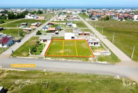 Lote/Terreno à venda, 450m² no Brilhamares, Balneário Gaivota