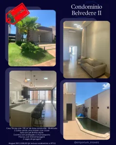 Casa de Condomínio com 3 Quartos para alugar, 180m² no Condomínio Belvedere II, Cuiabá