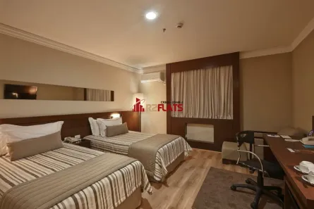 Flat com 1 Quarto para alugar, 28m² no Campo Belo, São Paulo