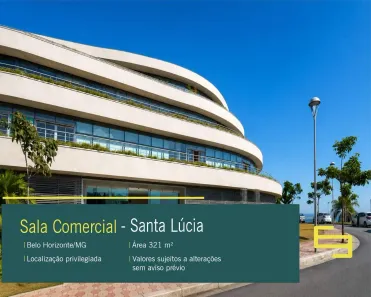 Sala Comercial à venda, 271m² no Santa Lúcia, Belo Horizonte