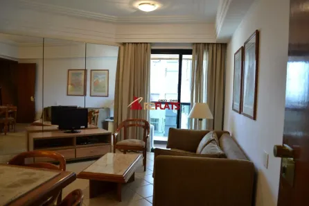 Apartamento com 1 Quarto para alugar, 42m² no Itaim Bibi, São Paulo