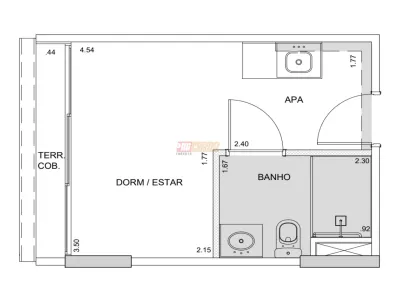 Apartamento com 1 Quarto à venda, 19m² no Jardim Paulista, São Paulo