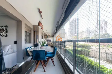 Apartamento com 3 Quartos para alugar, 103m² no Vila Gumercindo, São Paulo