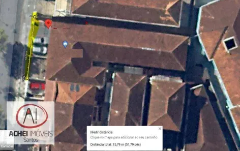 Lote/Terreno à venda, 526m² no Campo Grande, Santos