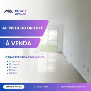 Apartamento com 2 Quartos à venda, 59m² no Novo Aleixo, Manaus