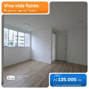 Apartamento com 1 Quarto à venda, 40m² no Lago Azul, Manaus
