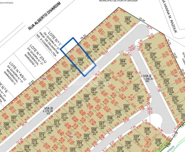 Lote/Terreno à venda, 161m² no Neves, Ponta Grossa
