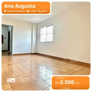 Apartamento com 3 Quartos para alugar, 87m² no Centro, Manaus