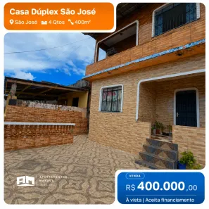 Sobrado com 4 Quartos à venda, 150m² no São José Operário, Manaus