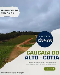 Lote/Terreno à venda, 500m² no Chácara Belverde, Vargem Grande Paulista