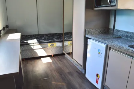 Apartamento com 1 Quarto para alugar, 18m² no Itacorubi, Florianópolis
