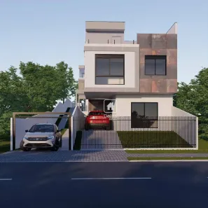 Sobrado com 3 Quartos à venda, 99m² no Bairro Alto, Curitiba