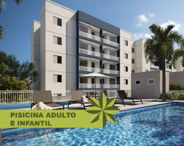 Apartamento com 2 Quartos à venda, 48m² no Condomínio Evidence Resort, Ribeirão Preto