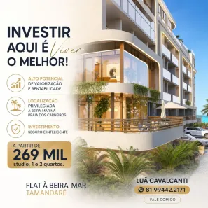 Apartamento com 1 Quarto à venda, 22m² no Centro, Tamandaré