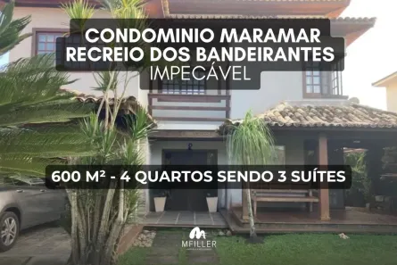 Casa de Condomínio com 4 Quartos à venda, 600m² no Recreio dos Bandeirantes, Rio de Janeiro