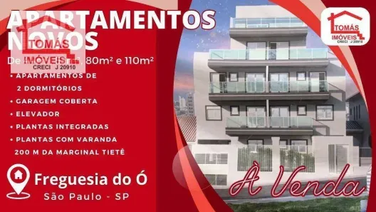 Apartamento com 2 Quartos à venda, 44m² no Vila Santa Delfina, São Paulo