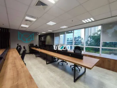 Sala Comercial para alugar, 130m² no Cidade Monções, São Paulo