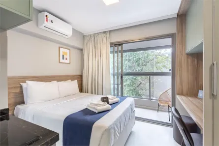 Apartamento com 1 Quarto à venda, 21m² no Indianópolis, São Paulo