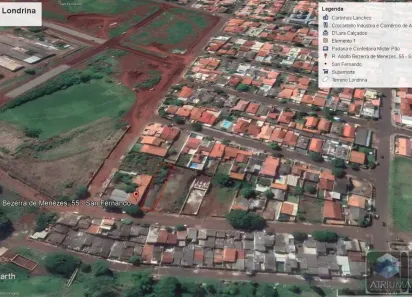 Lote/Terreno à venda, 588m² no San Fernando, Londrina