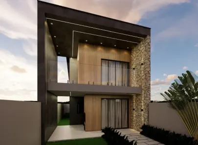 Sobrado com 4 Quartos à venda, 131m² no Guaribas, Eusébio