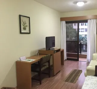 Flat com 1 Quarto para alugar, 41m² no Indianópolis, São Paulo