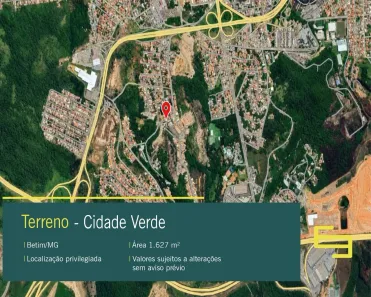 à venda, 1627m² no Cidade Verde, Betim
