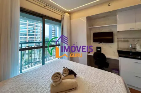 Apartamento com 1 Quarto para alugar, 21m² no Moema, São Paulo