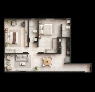 Apartamento com 2 Quartos à venda, 57m² no Miramar, João Pessoa