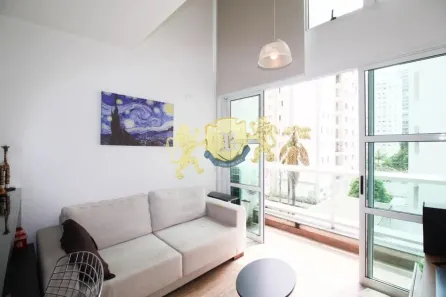 Flat com 1 Quarto à venda, 45m² no Indianópolis, São Paulo