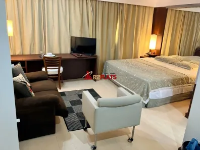 Flat com 1 Quarto para alugar, 27m² no Indianópolis, São Paulo