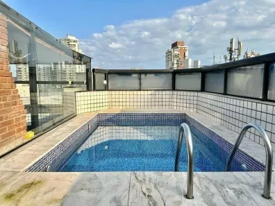 Cobertura com 4 Quartos para alugar, 250m² no Ponta da Praia, Santos