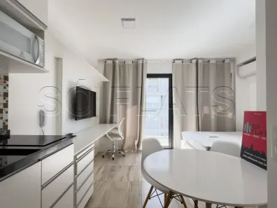 Apartamento com 1 Quarto para alugar, 25m² no Indianópolis, São Paulo