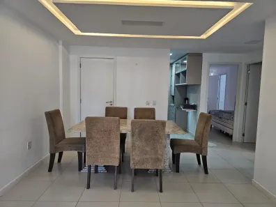 Apartamento com 3 Quartos para alugar, 102m² no Porto das Dunas, Aquiraz
