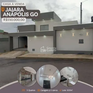 Casa com 3 Quartos à venda, 183m² no Vila Jayara, Anápolis