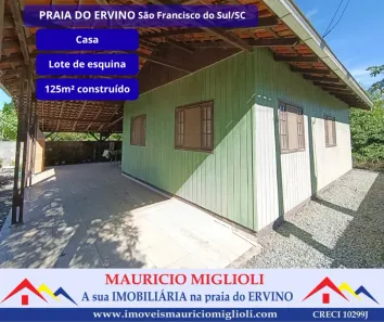 Casa com 2 Quartos à venda, 490m² no Praia do Ervino, São Francisco do Sul