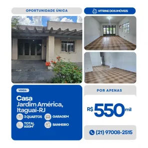 Casa com 3 Quartos à venda, 195m² no Jardim América, Itaguaí
