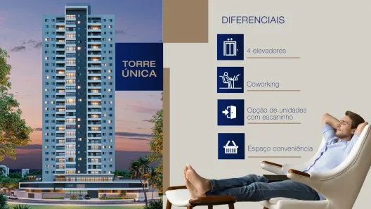 Apartamento com 2 Quartos à venda, 59m² no Setor Norte Ferroviário, Goiânia