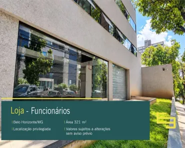 Ponto Comercial para alugar, 322m² no Savassi, Belo Horizonte