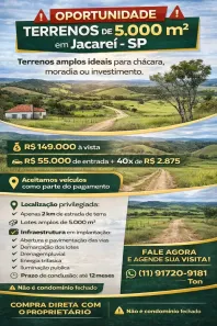 Lote/Terreno à venda, 5000m² no Centro, Jacareí