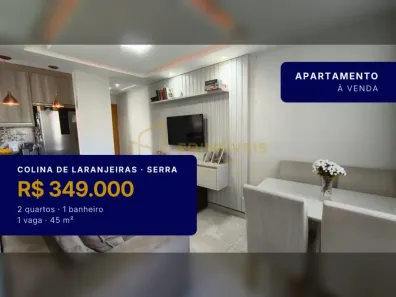 Apartamento com 2 Quartos à venda, 45m² no Colina de Laranjeiras, Serra