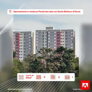 Apartamento com 2 Quartos à venda, 65m² no Colina de Santa Bárbara, Santa Bárbara D'Oeste