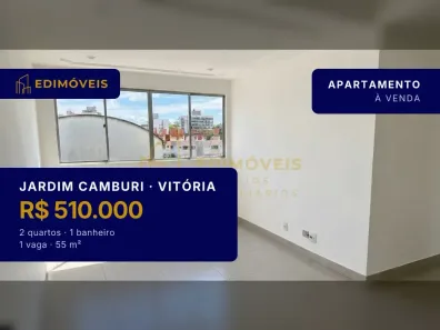 Apartamento com 2 Quartos à venda, 55m² no Jardim Camburi, Vitória