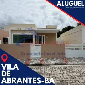 Casa de Condomínio com 2 Quartos para alugar, 69m² no Nova Abrantes (Abrantes), Camaçari