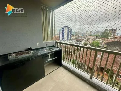 Apartamento com 2 Quartos para alugar, 72m² no Canto do Forte, Praia Grande