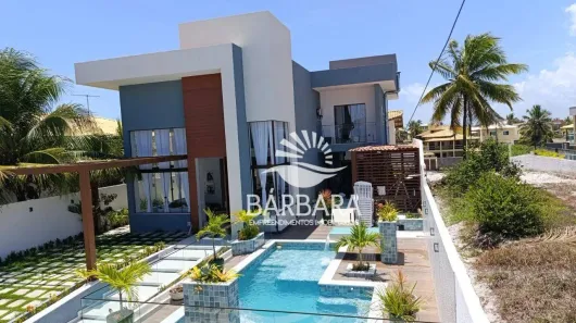Casa de Condomínio com 4 Quartos para alugar, 390m² no Barra do Jacuípe, Camaçari